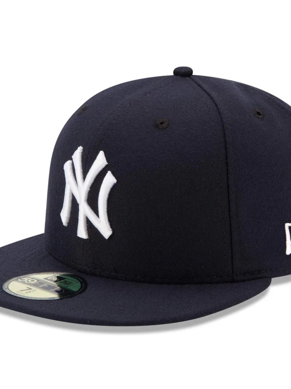 New Era Kids Navy and White NY Logo Fitted Cap